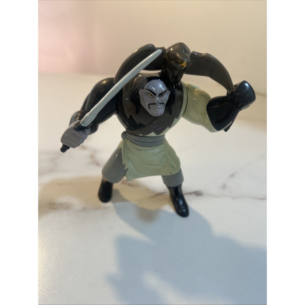 Vintage McDonalds Happy Meal Toy Disney Mulan Villain Shan Yu Figure 1998‎